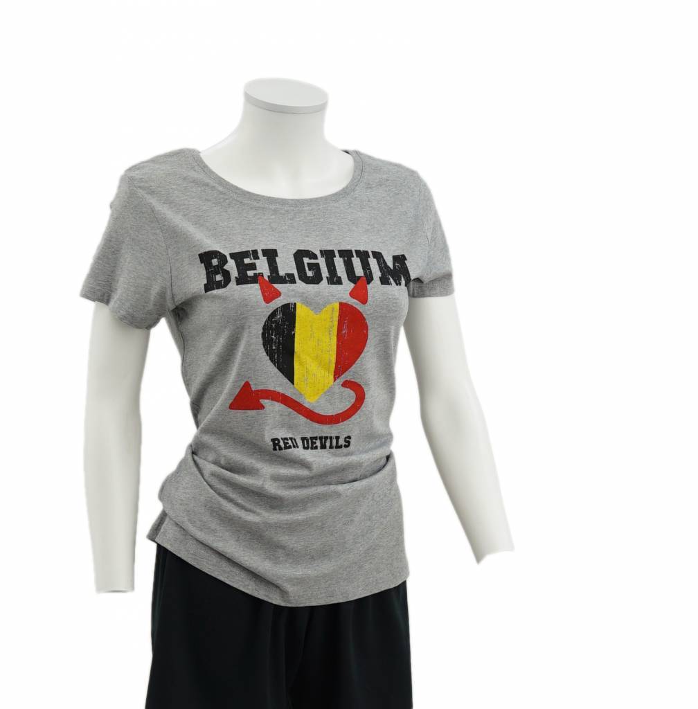 Grey t-shirt Red Devils women