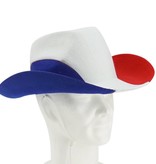 Cowboy hat blue-white-red