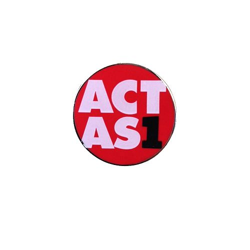 Pins de ACT as One