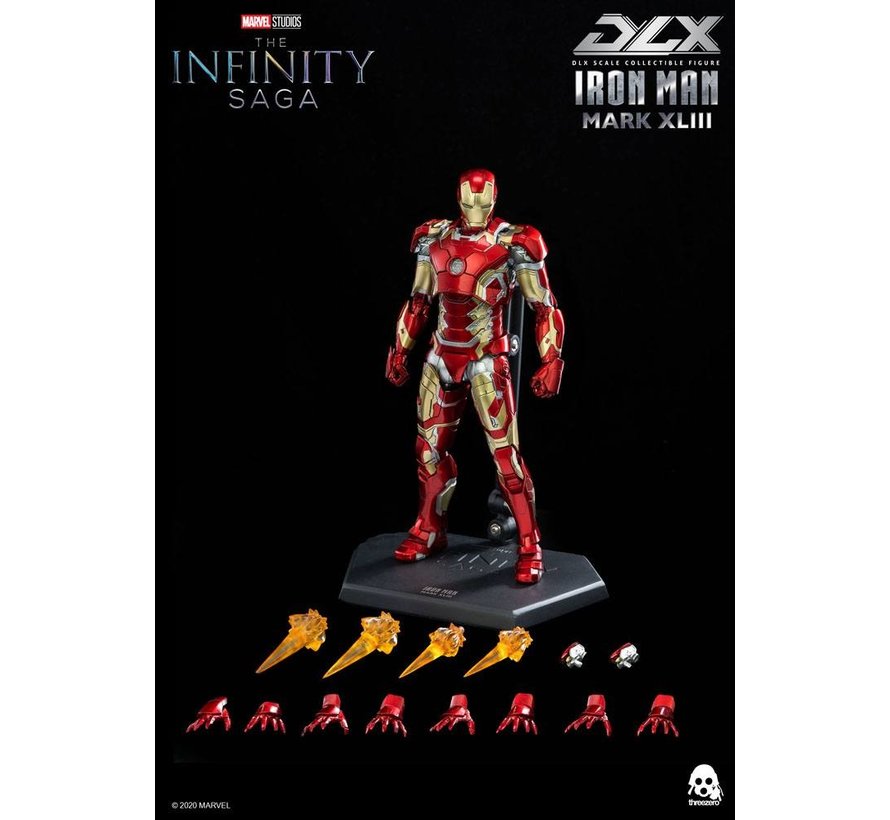 Infinity Saga Dlx Action Figure 1 12 Iron Man Mark 43 16 Cm Sankta Collectibles