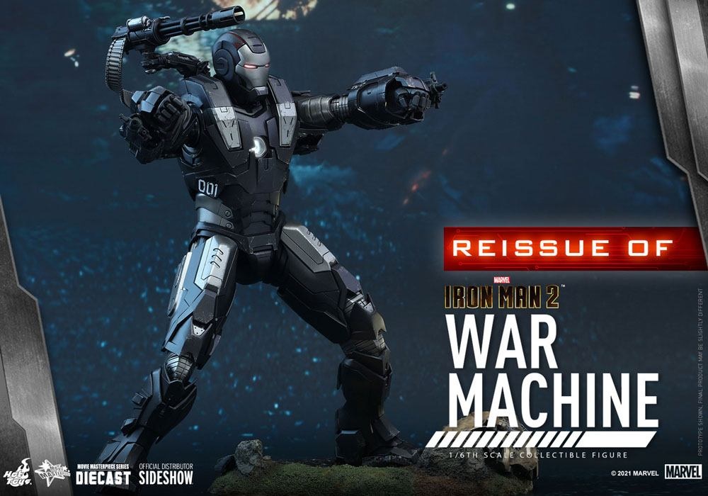 Iron Man 2 Movie Masterpiece Action Figure 1 6 War Machine 32 Cm Sankta Collectibles