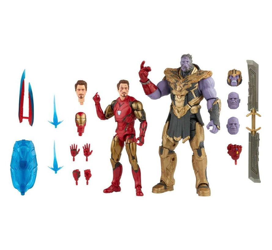 The Infinity Saga Marvel Legends Series Action Figure 2 Pack 21 Iron Man Thanos Endgame 15 Cm Sankta Collectibles