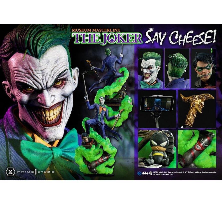 Prime 1 Studio Dc Comics Statue 1 3 The Joker Say Cheese 99 Cm Sankta Collectibles