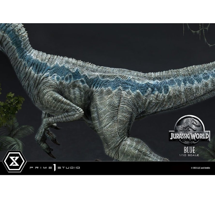 Jurassic World Fallen Kingdom Prime Collectibles Statue 1 10 Blue Open Mouth Version 17 Cm Sankta Collectibles