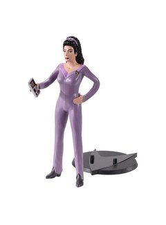 The Noble Collection Star Trek: The Next Generation Bendyfigs Bendable Figure Counselor Troi 19 cm