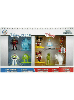 Jada Toys Disney Pixar Nano Metalfigs pack 10 figures 4cm