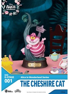 Beast Kingdom Alice in Wonderland Mini Diorama Stage PVC Statue The Cheshire Cat 10 cm