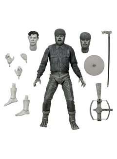 Neca Universal Monsters Action Figure Ultimate The Wolf Man (Black & White) 18 cm