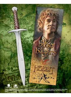 The Noble Collection The Hobbit An Unexpected Journey Pen & Bladwijzer Bilbo Baggin´s Sting Sword