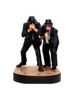 SD Toys Blues Brothers Statue Jake & Elwood On Stage 17 cm