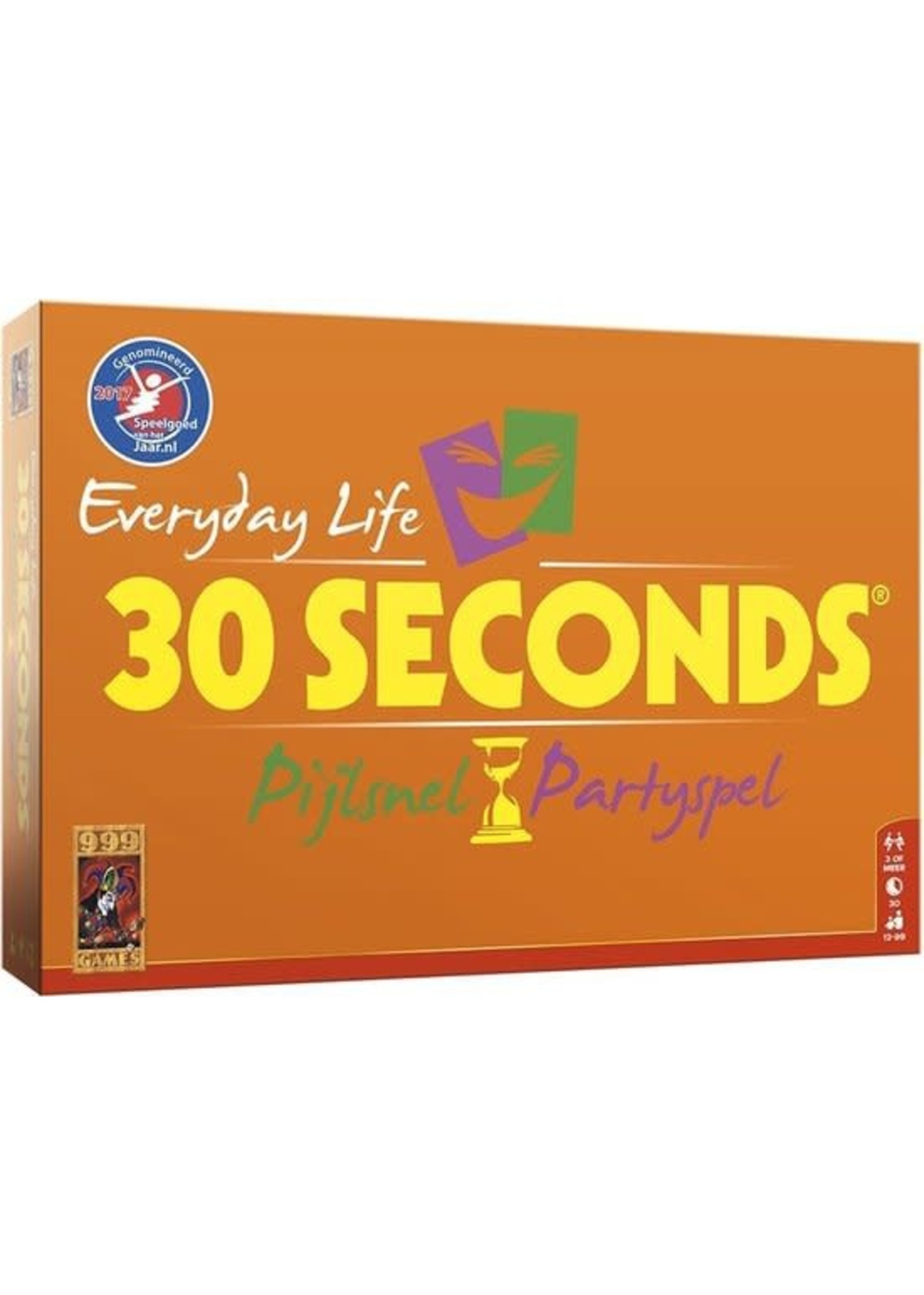 999 Games 999 Games Bordspel  30 Seconds Everyday Life