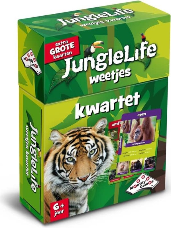 Identity Games Kwartet Jungle Life Weetjes