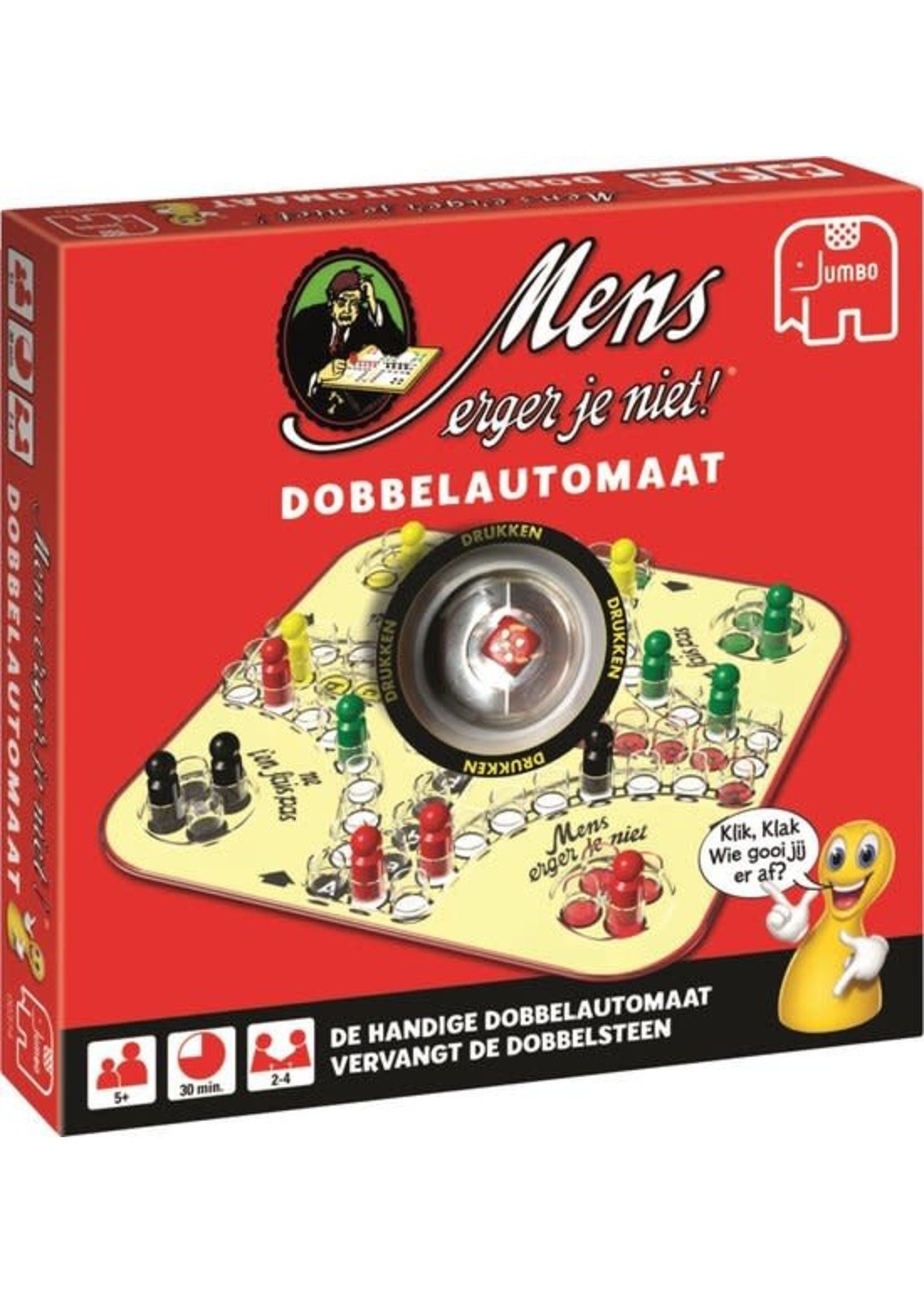 Jumbo Jumbo Bordspel Mens Erger Je Niet Dobbelautomaat