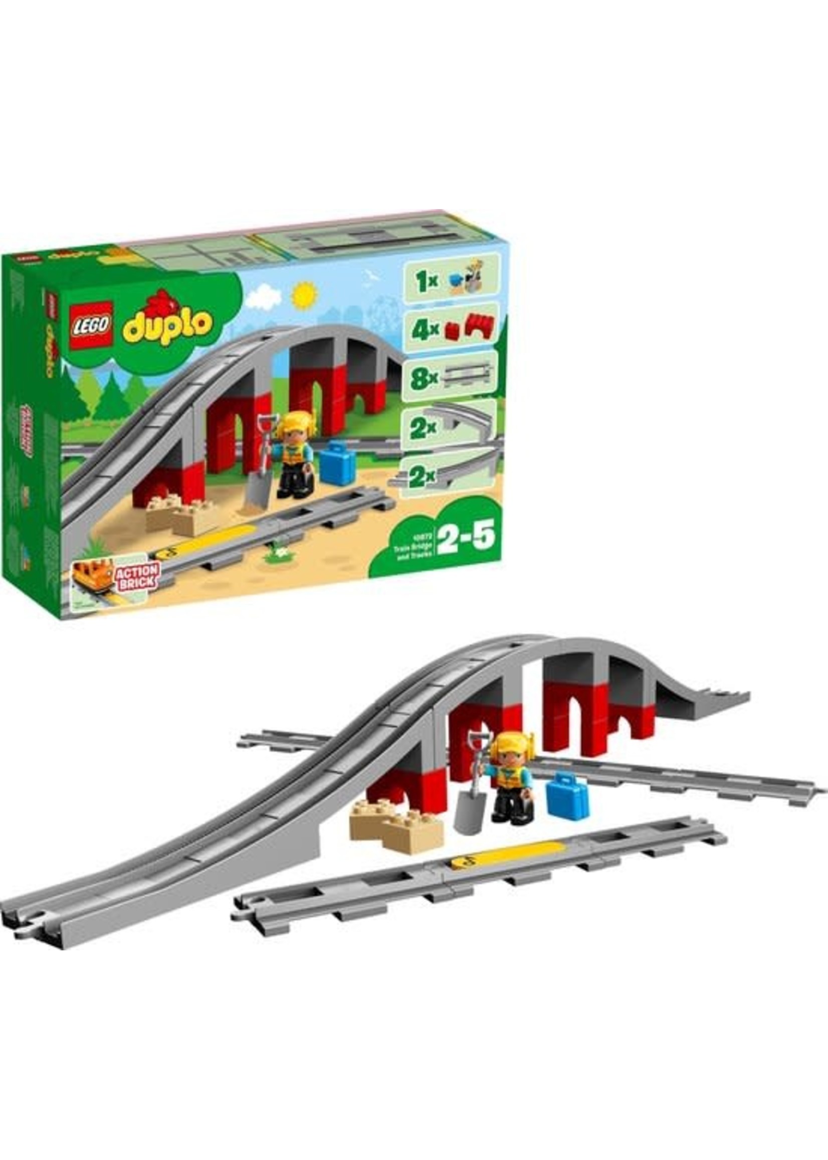 Lego Lego Duplo 10872 Treinbrug en -rails