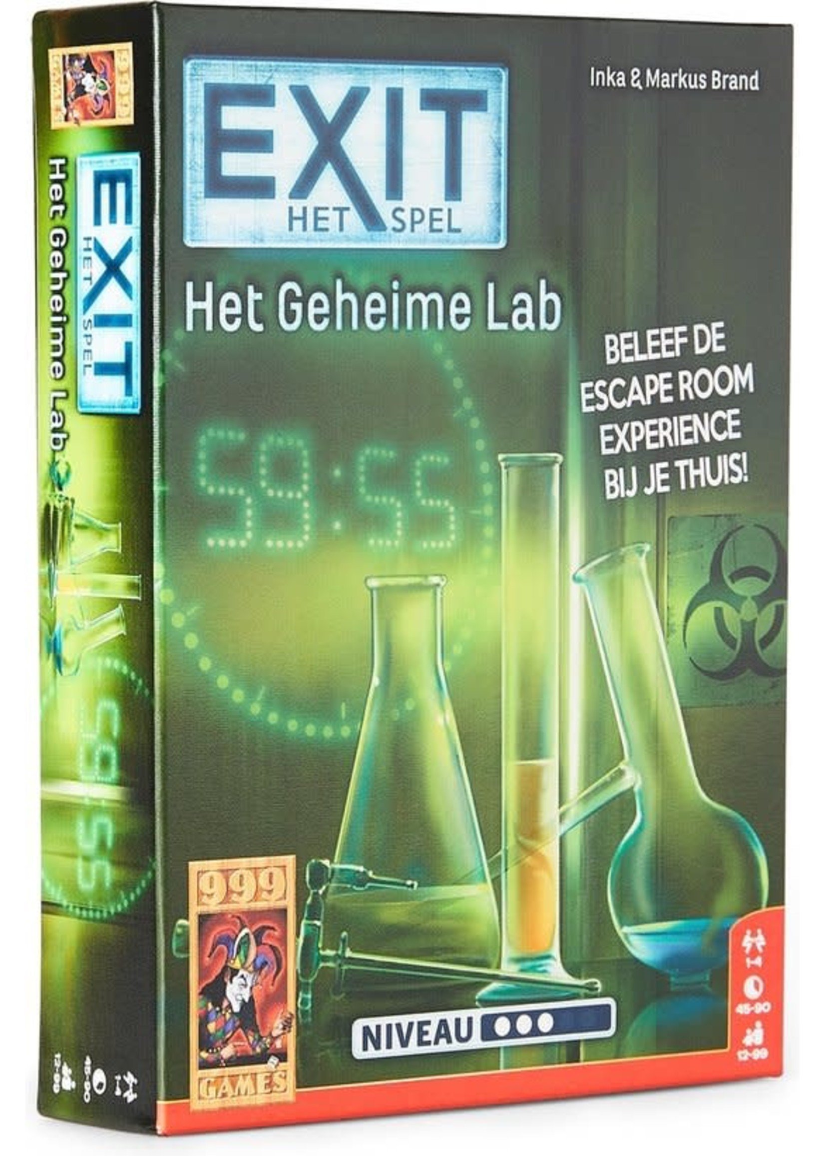 999 Games 999 Games Bordspel Exit Het Geheime Lab