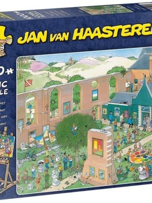 Jumbo Puzzel 1000st Kunstmarkt- Jan van Haasteren