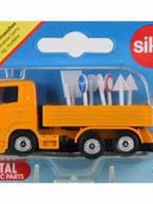 Siku SIKU 1322  Vrachtwagen met Verkeersborden