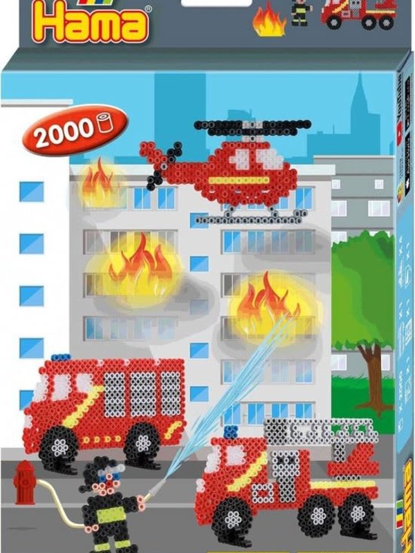 Hama Hama Strijkkralen Brandweer 2000st.