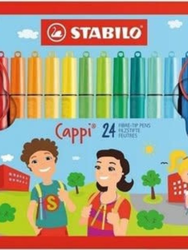 Stabilo Stabilo Cappi Viltstiften 24 kleuren