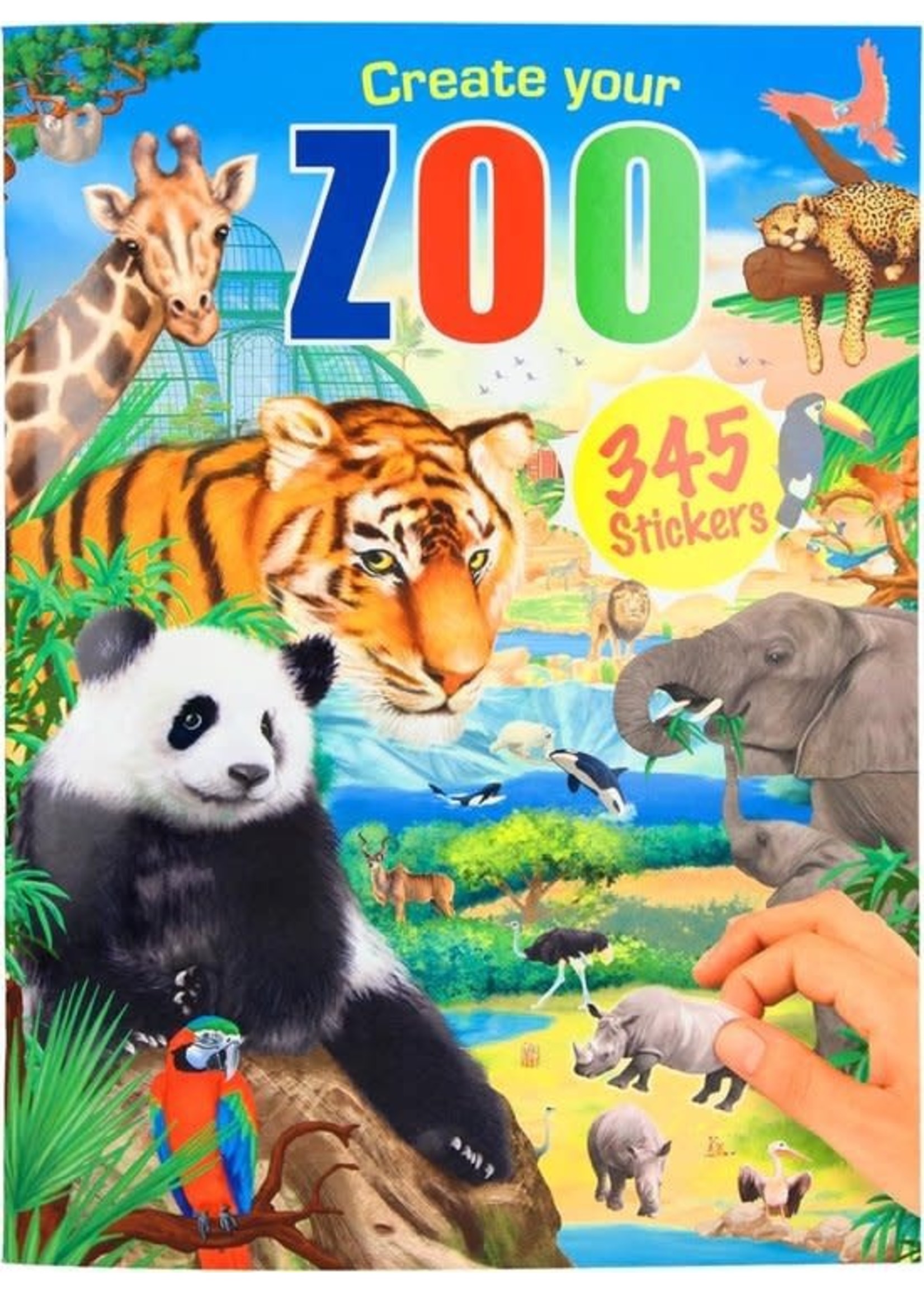 mannelijk converteerbaar Bijwonen Stickerboek Create Your Zoo Stickerboek - Speelgoed Wierden