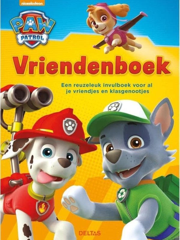 Deltas Vriendenboek Paw Patrol