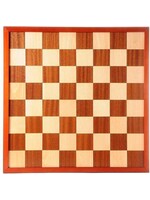 Schaak/dambord 42 cm in shrink (exclusief schaak/damstenen)