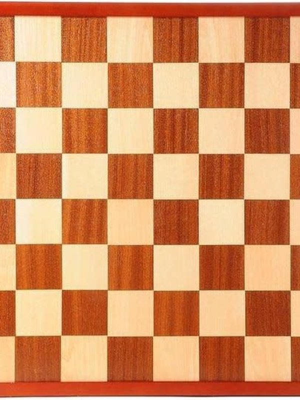 Schaak/dambord 42 cm in shrink (exclusief schaak/damstenen)