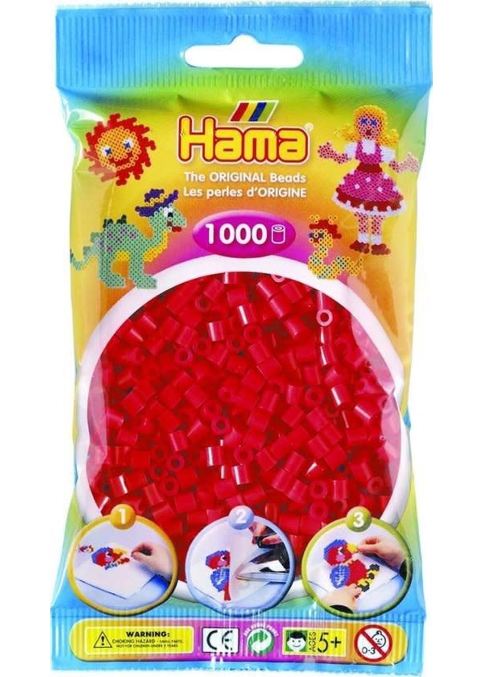 Hama Hama Strijkkralen 1000 st. Rood