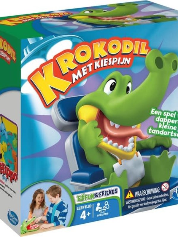 Hasbro Reactiespel Krokodil met Kiespijn