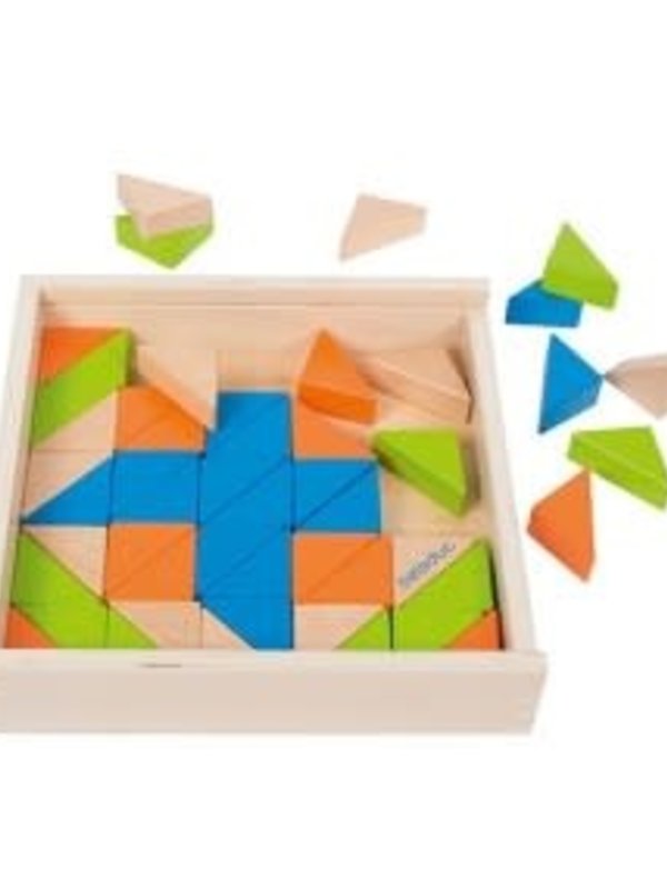 Beleduc Houten Puzzel Triangle Box