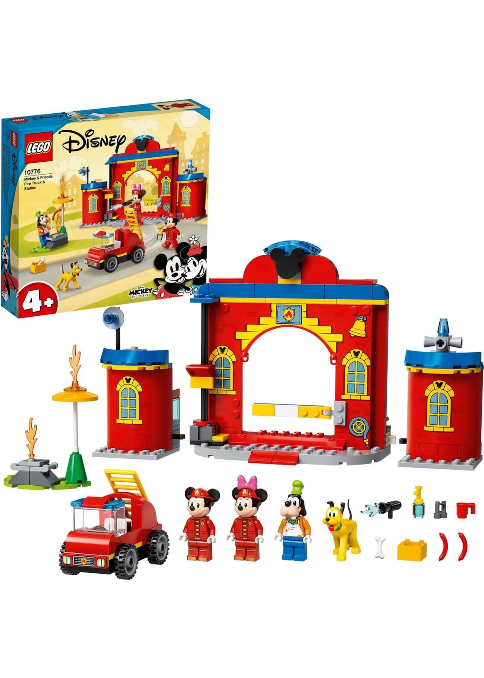 vogel noedels beroerte Lego Disney 10776 Mickey & Friends Brandweerkazerne en auto - Speelgoed  Wierden