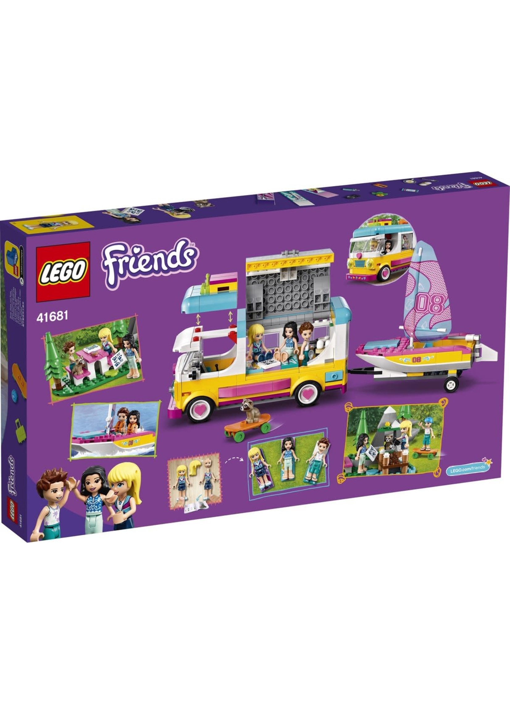 Lego Lego Friends 41681 Forest Camper Van and Sailboat