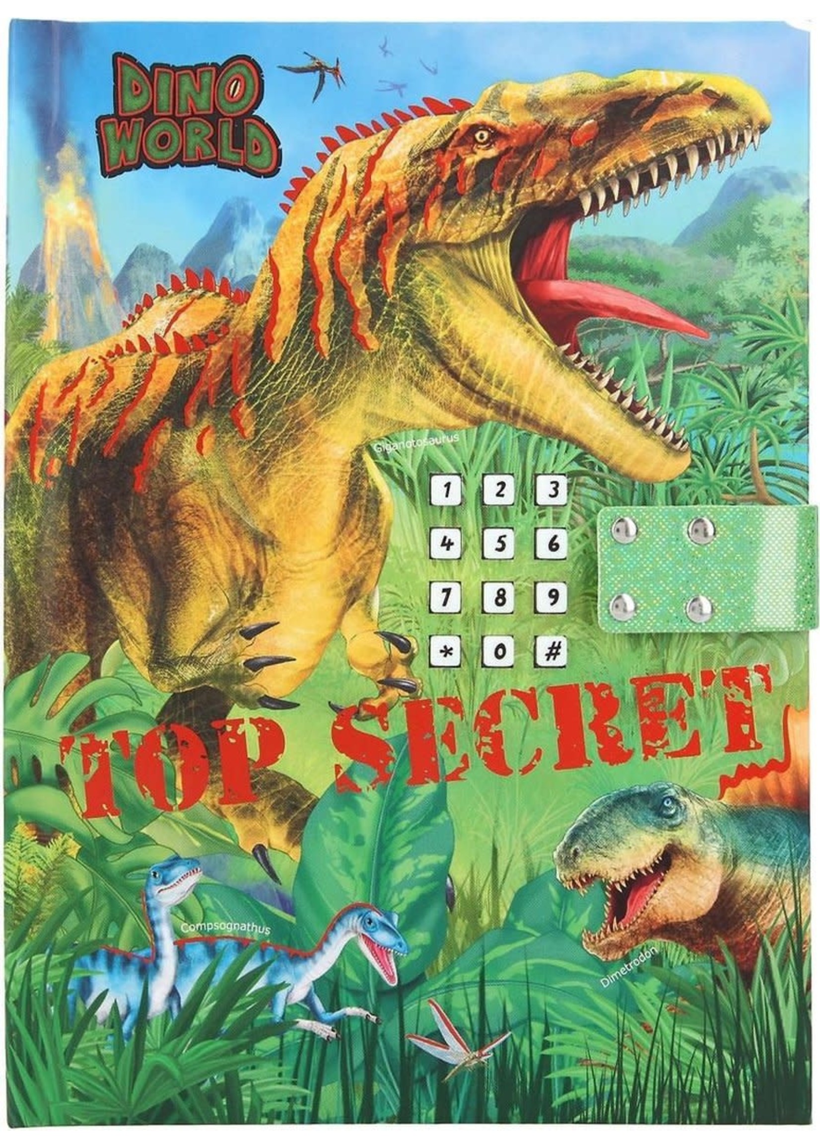 Depesche Dino World dagboek met geheime code