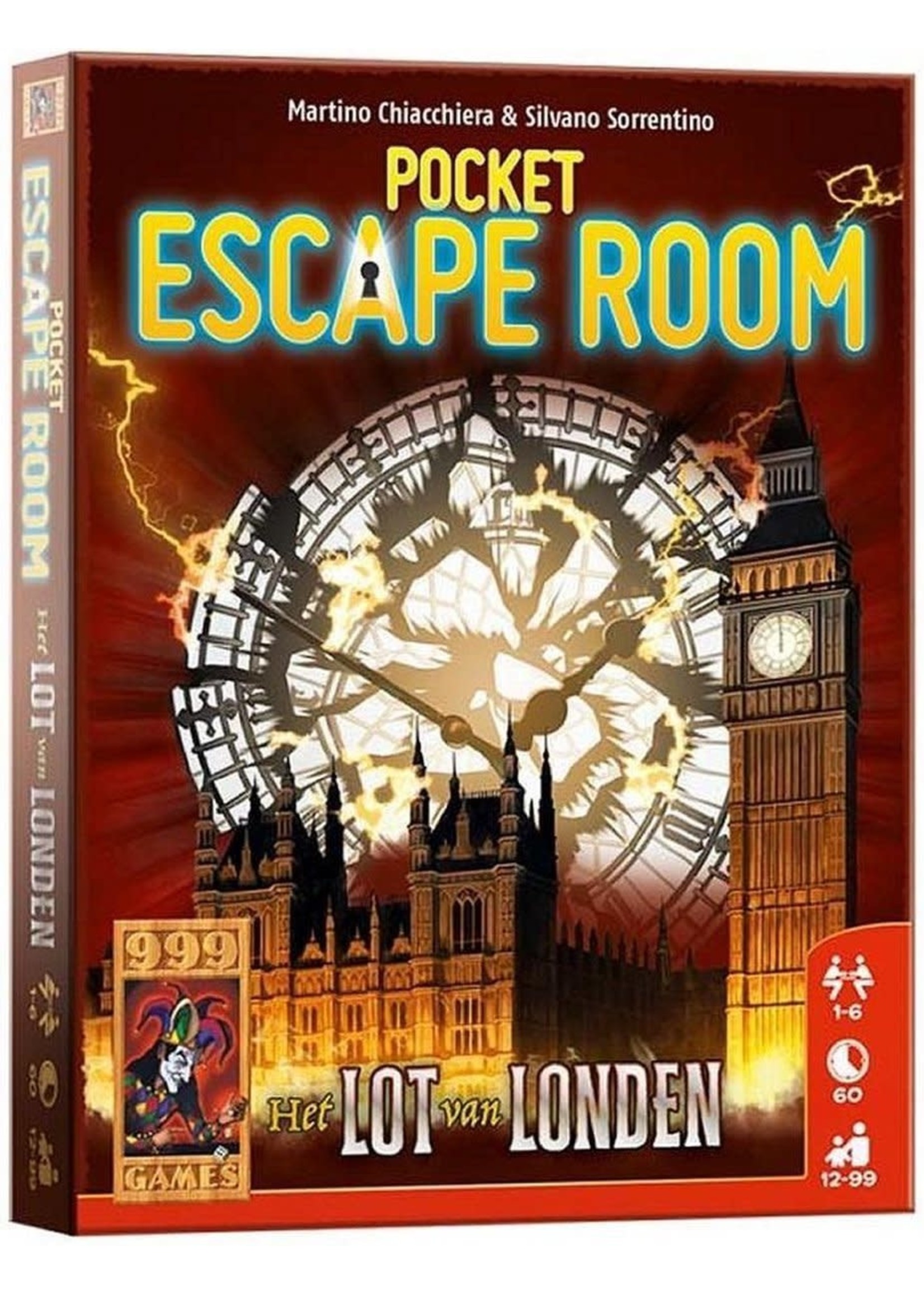 999 Games Escape Spel Pocket Escape Room - Het lot van Londen