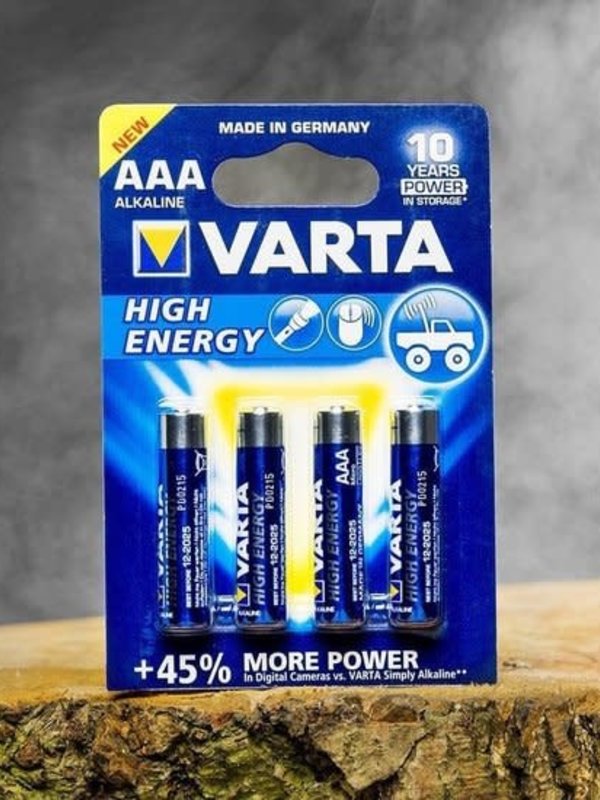 Batterijen ALKALINE VARTA LR03 AAA 4