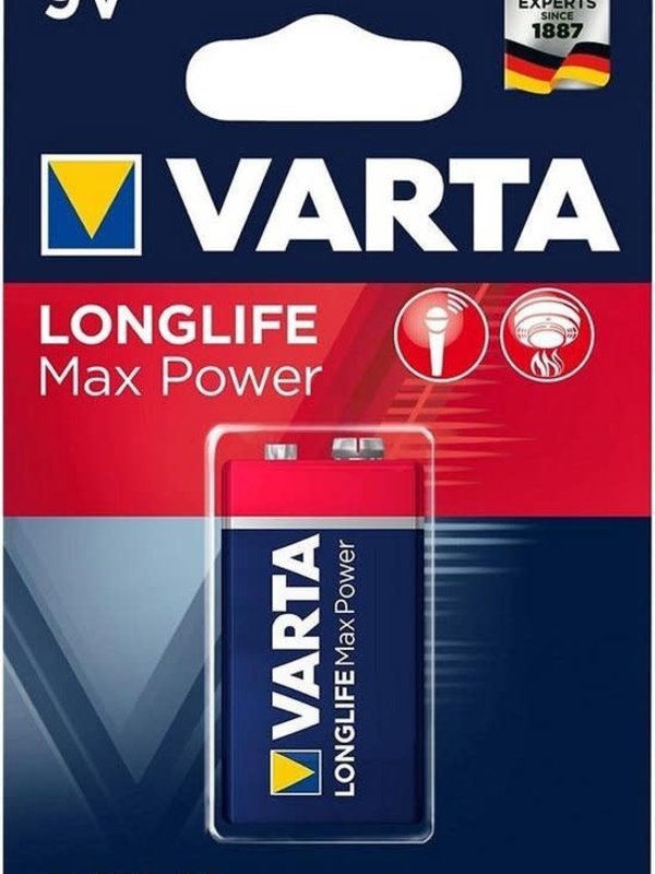 Batterij 9V Varta Alkaline Max Power