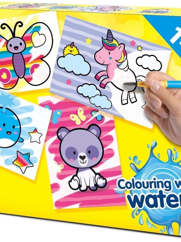SES SES Kleuren met water - Fantasie dieren