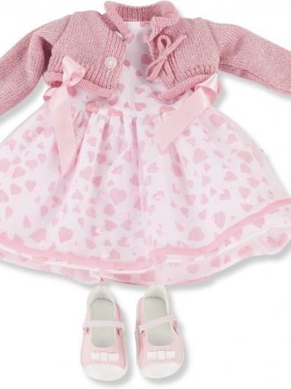 Gotz Götz poppenkleding Combinatie Pink love  45-50cm