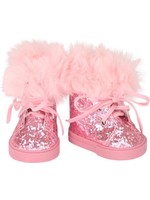 Gotz Götz poppenkleding winterboots met glitters en bont 42-45cm