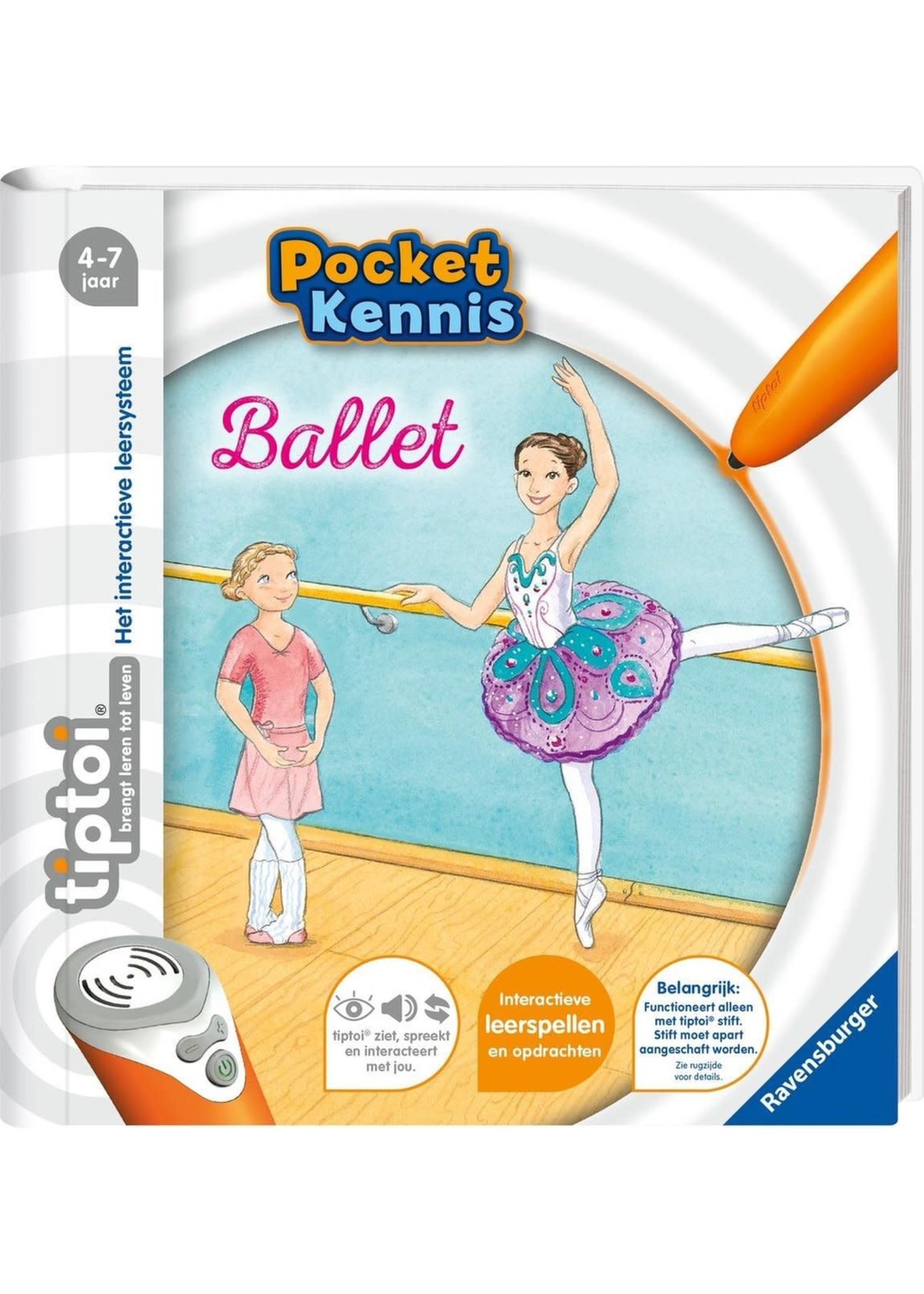 Ravensburger Denkspel tiptoi® Pocket Boek Ballet