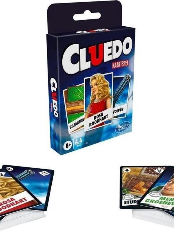 Hasbro Kaartspel Cluedo