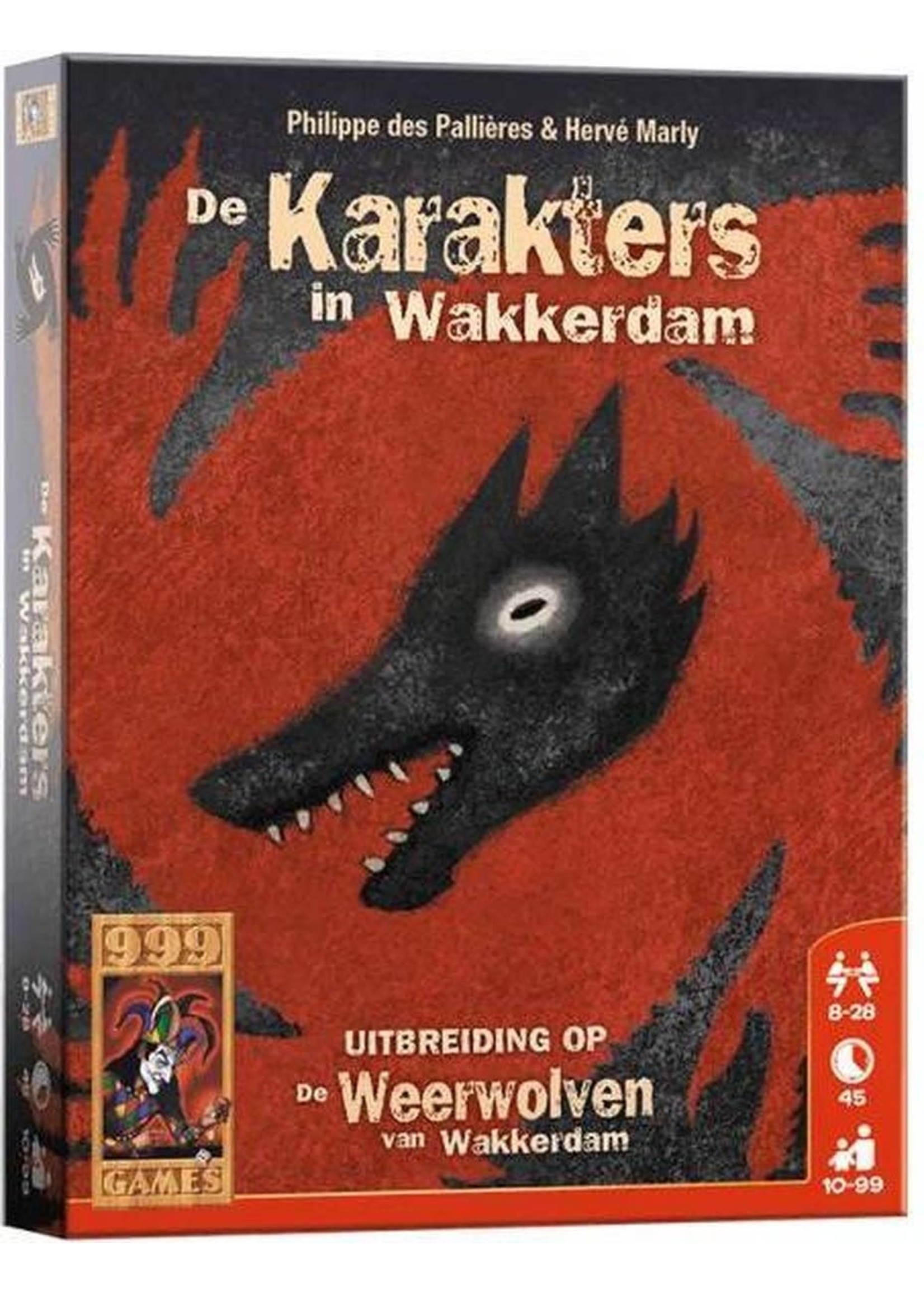 999 Games Kaartspel De Karakters in Wakkerdam Uitbreiding