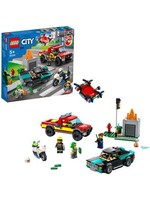 Lego LEGO City 60319 Brandweer en politie achtervolging