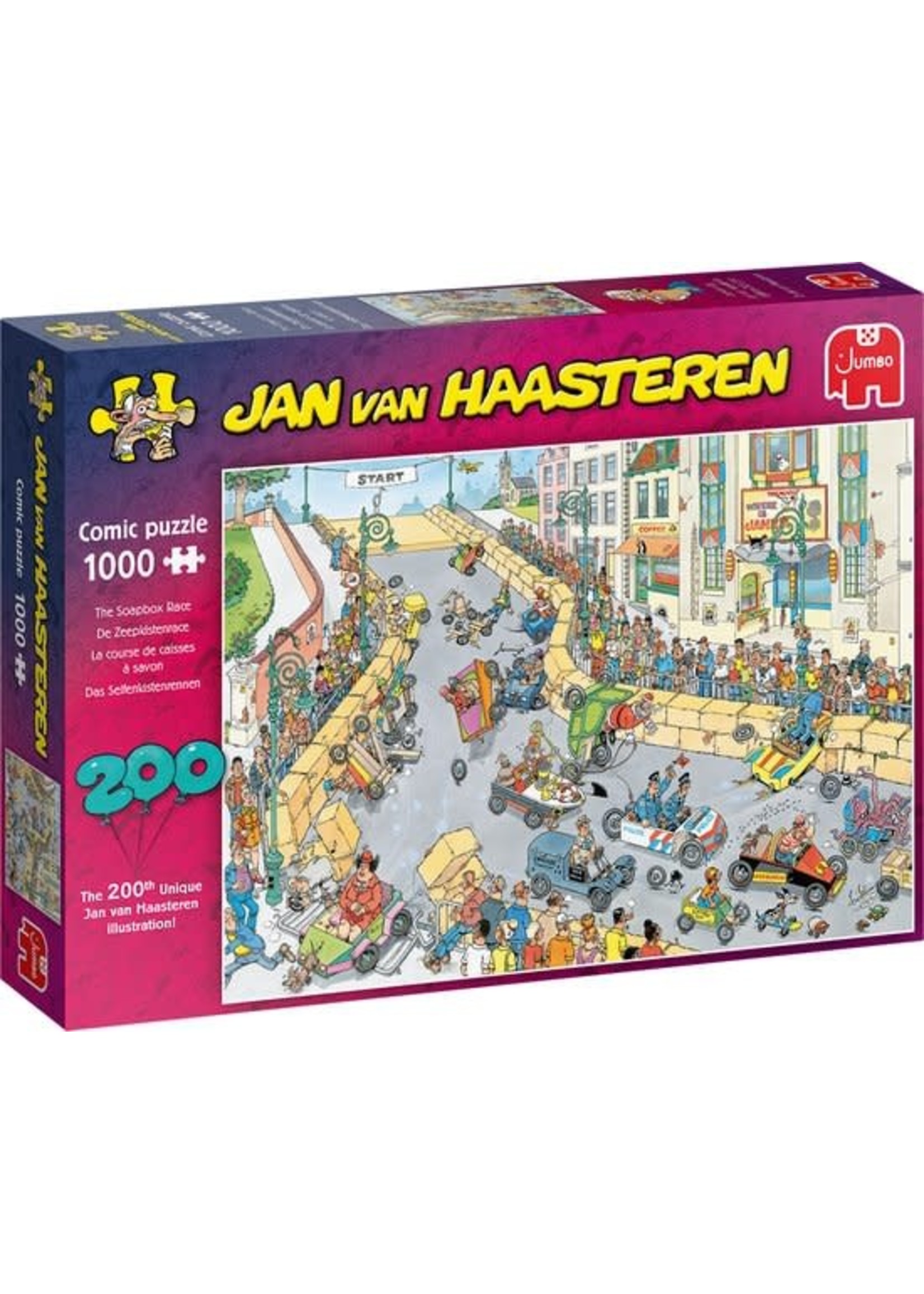 Jumbo Puzzel 1000st Zeepkistenrace- Jan van Haasteren