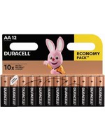 Batterijen Duracell Economy  AA: 12 stuks