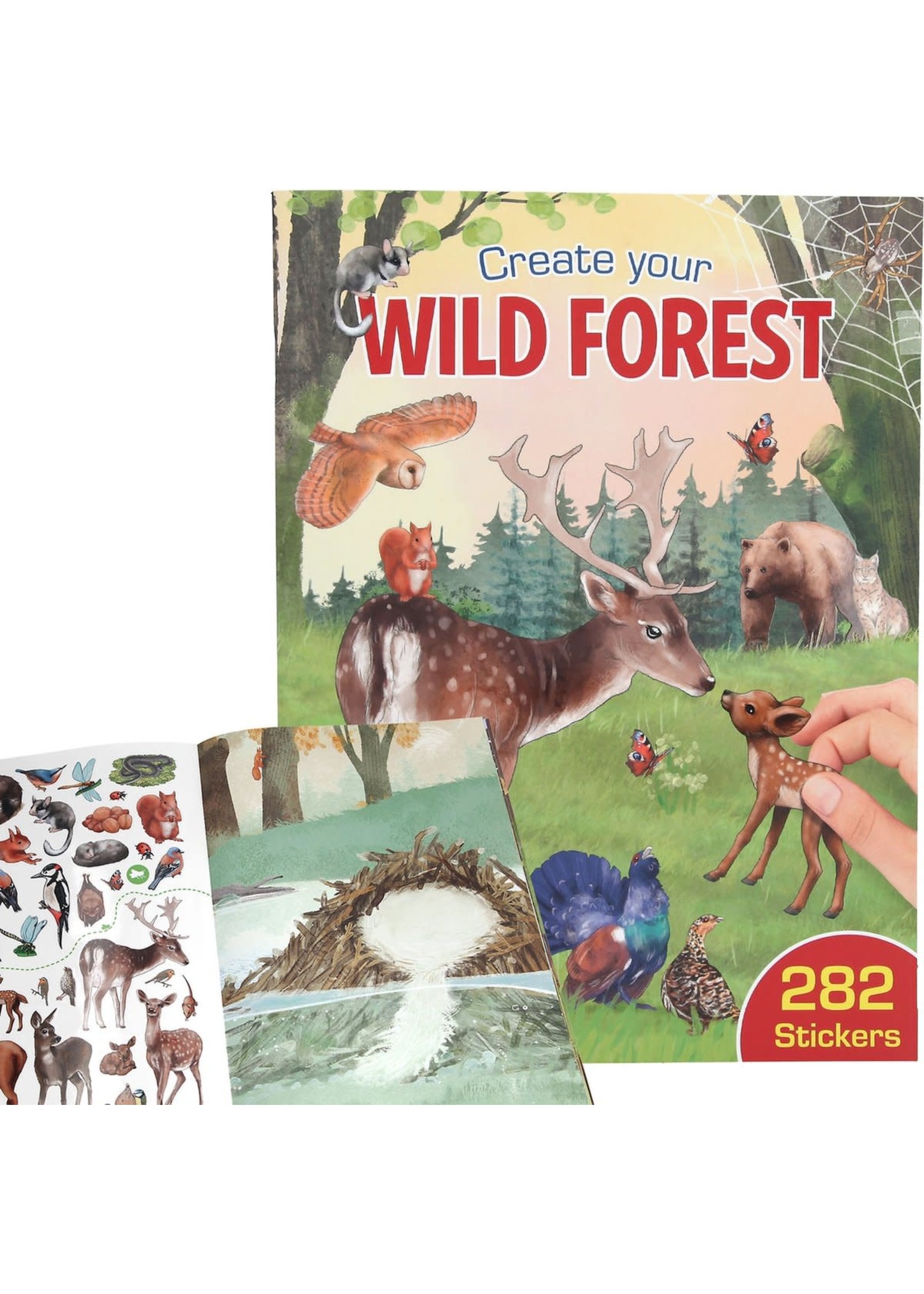 TOPModel Create your Wild Forest stickerboek