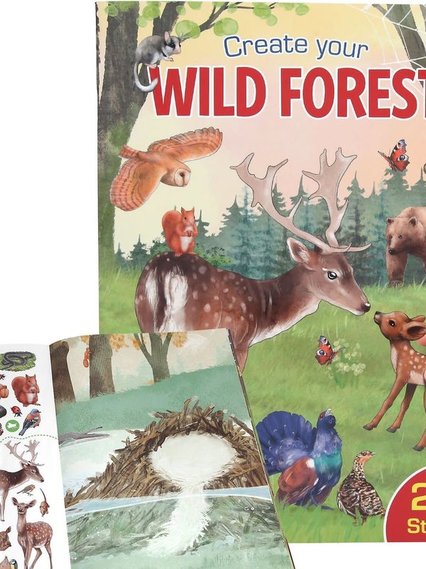 TOPModel Create your Wild Forest stickerboek