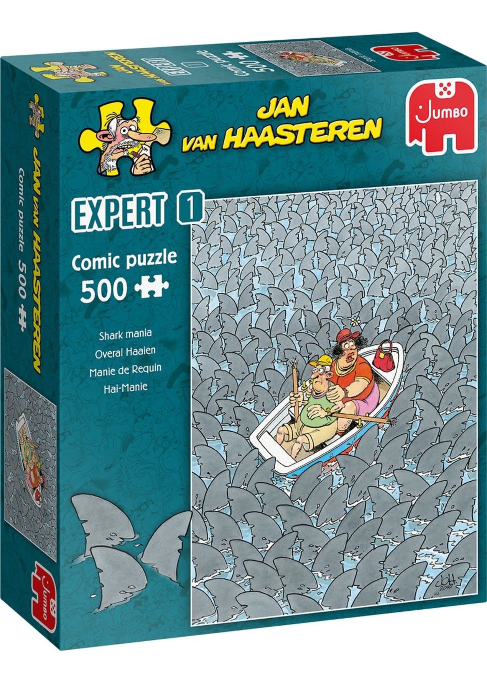 teller zout wereld Jan van Haasteren Expert 1: Overal Haaien puzzel - 500 stukjes - Speelgoed  Wierden