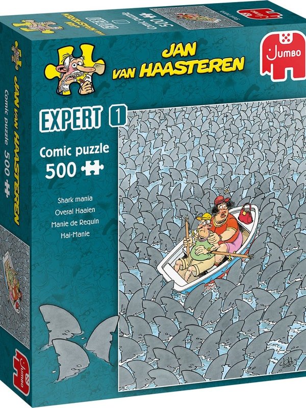 Jumbo Puzzel 500st Overal Haaien- Jan van Haasteren