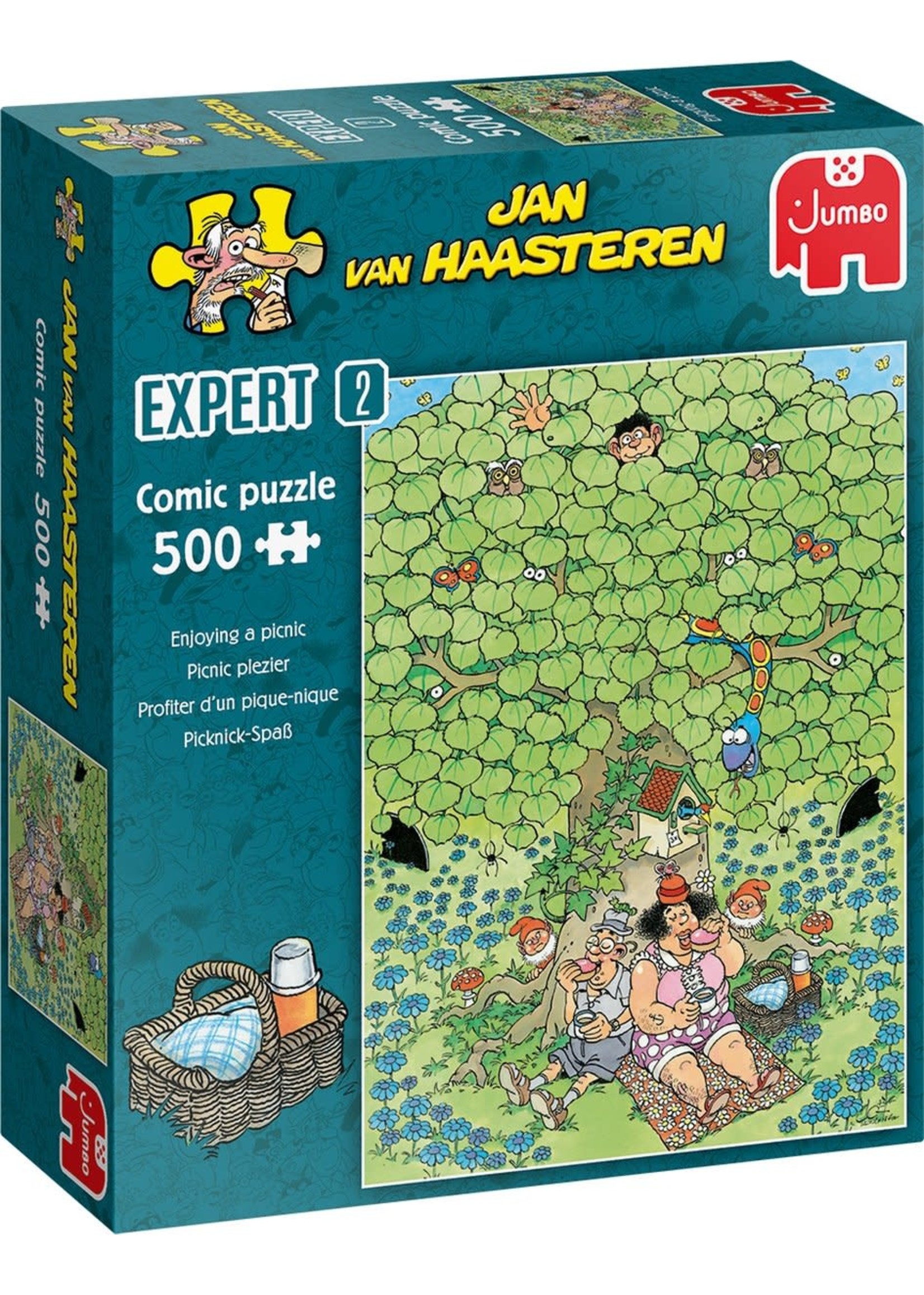 Puzzel 500st Picknick Plezier- Jan van Haasteren